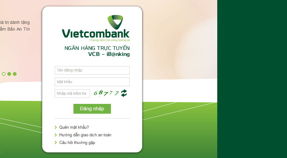 Chuyển tiền từ thẻ ATM Vietcombank sang ngân hàng khác